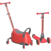 Yvolution Yglider Luna 5 en 1 Roller Rider - Rot - Y-VOLUTION