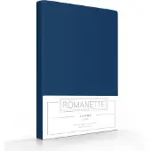 Romanette Taies d'Oreiller Romanette Bleu Foncé (Coton) (Set de 2)