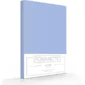 Romanette Taies d'Oreiller Romanette Bleu Clair (Coton) (Set de 2)