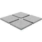 vidaXL Plaques de poids pour parasol 4 pcs. Carré Gris Granit 100 kg