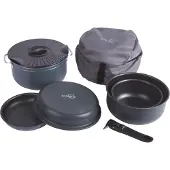 Bo Camp Jeu de Casseroles Bo-Camp Camping Aluminium 7 Pièces