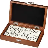 Philos 3625 - Domino, Doppel 6 - in Holzkasten 4014156036253