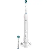 Oral-B Brosse à dents rotative vibrante Smart 4 4100S pour adultes, blanche
