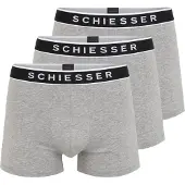 Schiesser Boxer Schiesser Men 173983 95/5 Organic Grey Melange (3-Pack)-S