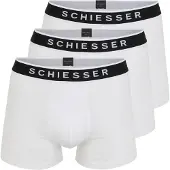 Schiesser Boxer Schiesser Homme 173983 95/5 Bio White (Lot de 3)-L