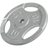 Gorilla Sports Disques en Fonte avec poign?es - 31 mm - Gris - De 0,5 KG ? 20 KG