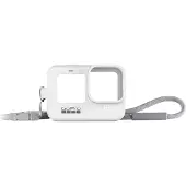 GoPro Housse + Cordon White (GoPro HERO 9 Black)