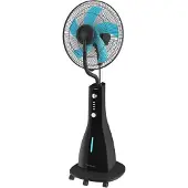Cecotec Ventilateur sur Pied Brumisateur EnergySilence 590 FreshEssence 90W 3L Noir