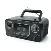 Muse Radio FM avec lecteur CD et cassette - M-182 RDC - Noir