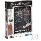 Clementoni Puzzle Noir Plateau Voyage / 1000 pièces