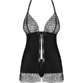 Obsessive Chiccanta Babydoll & Culotte Noir L/XL