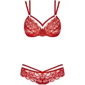 Obsessive 860-SET-3 Ensemble Lingerie 2 Pièces L/XL