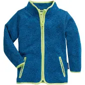 Playshoes Veste en polaire bleu roi / bleu néon