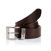 Tom Tailor Ceinture 'Tom' chocolat