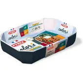 Pyrex Plat à Four Pyrex Colors Gris Blanc 3,2 L