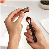 Gillette Fusion 5 Lames de rasoir, 12 lames de rechange pour rasoir humide homme avec 5 lames