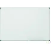 MAUL Tableau blanc MaulStandard - cadre alu - émaillé - l. 1800 x H 1200 mm - avec auget