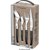 Lou Laguiole Tradition - Ménagère 24 pièces Gris anthracite