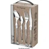 Lou Laguiole 24 pcs. service de couverts Tradition Taupe