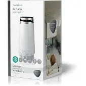 Nedis purificateur d'air - adapté à un espace jusqu'à : 20 m² - débit d'air pur (CADR) : 130 m³/h - affichage de la qualité de l'air - blanc