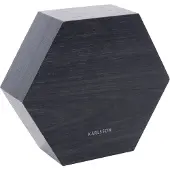 Karlsson Réveil Karlsson Hexagon Black White Led