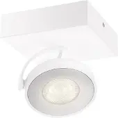 Philips WarmGlow LED Spot plafond/mur Clockwork, Spots, Ampoules non remplaçables, 1 ampoule, LED, 4,5 W, 2700 K