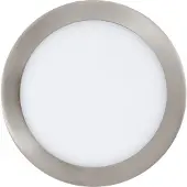 Eglo connect LED lampe encastrée Fueva-C, lampe encastrée Smart Home, métal moulé et plastique, Ø : 22,5 cm, intensité lumineuse variable, nuances de blanc et couleurs réglables
