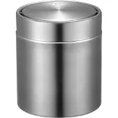 EKO - Poubelle de table Swing Matte inox 1.5L | 1 pièce