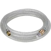 Einhell Flexible d’aspiration indéformable – Ø 25 mm – Longueur 4 m – Raccords laiton – Avec crépine et clapet anti-retour