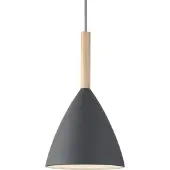 Nordlux Pure Lampe à suspendre Ø 20 cm Gris/Bois