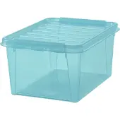 Orthex 3510976 Boîte de rangement COLOUR 31L, 31 litres, bleu turquoise