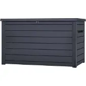 Keter Boîte de rangement Ontario 870 L Anthracite 235690