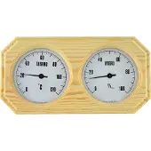 Saunia Thermomètre de Sauna avec Hygromètre