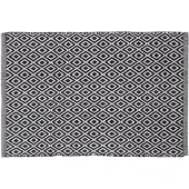 Sealskin Tapis de bain Sealskin Trellis Coton Noir-60 x 90 cm