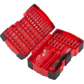 Kreator Screwdriver Bit Set 52 Pieces Rouge