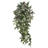 Mica Plante artificielle Tradescantia plante père - verte - L80 x L30 x H15 cm - plante suspendue - Plantes artificielles/plantes néon