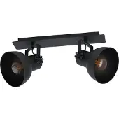 Eglo 43432 BARNSTAPLE 1 E27 double plafonnier 475x90mm noir