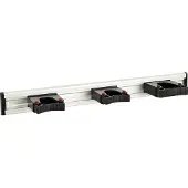 TOOLFLEX Rail en aluminium Toolflex 50cm avec 3 supports