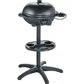Severin PG 8541 - Barbecue gril -électrique - 1320 cm ² - thermomètre intégré - noir mat