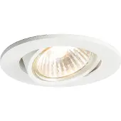 QAZQA Spot encastrable intelligent blanc inclinable avec WiFi GU10 - Cisco