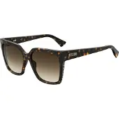 Moschino Lunettes de soleil MOS079 / S 086 / HA Marron Havane 57 mm