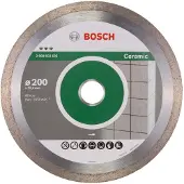 Bosch 2608602636 - Disque à tronçonner diamanté Best for Ceramic 200 x 25,40 x 2,2 x 10 mm