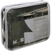 Living Outdoor Tissu d'ombrage Como Polyester triangulaire 5x5 m Gris