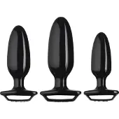 Perfect Fit Finger Grip Plug Kit pour Débutant·e·s - Noir