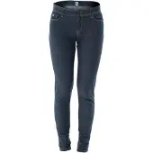 Snap Climbing Skinny Jean Pants Bleu L Femme
