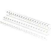 Fellowes Baguettes à relier, 19 mm, blanc, 100 p.