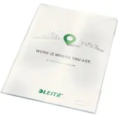 Leitz Pochettes coin Premium 4153 , format A4, lisse, 100 p., transparent
