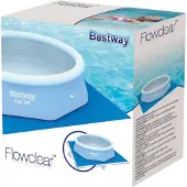 Bestway Tapis de sol pour piscine Flowclear 274x274 cm