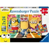 Ravensburger Puzzle enfant Les Minions en action Minions 2 2x24 pièces