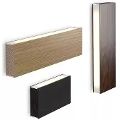 Tunto LED120 lampe de sol/ plafond Oak stained black | 700 mm | External